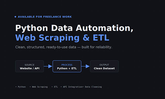 automate your data tasks with python web scraping and etl