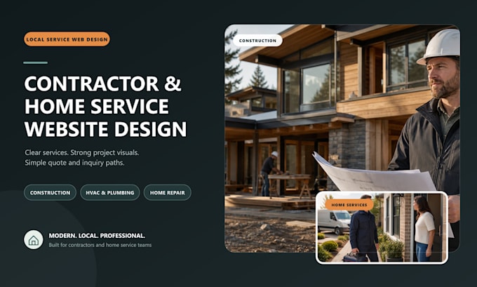 design a contractor and home service website