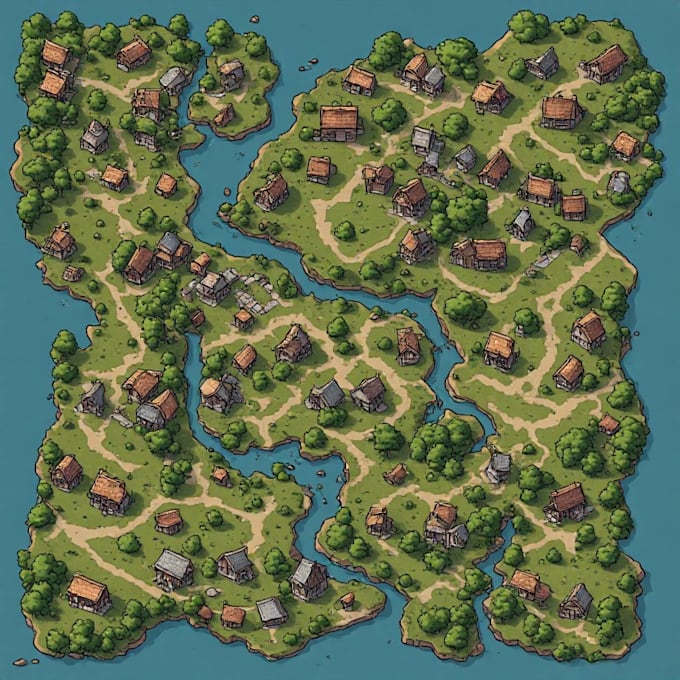 create a custom map for a world, city, town, or dungeon