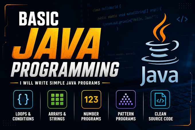 write simple java programs and fix basic java codes