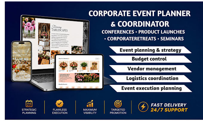 be your corporate event planner product launch logistics event coordinator