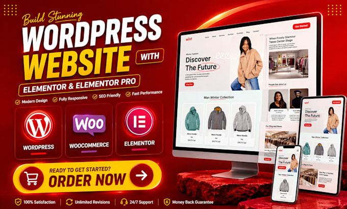 be your elementor pro expert for wordpress website design