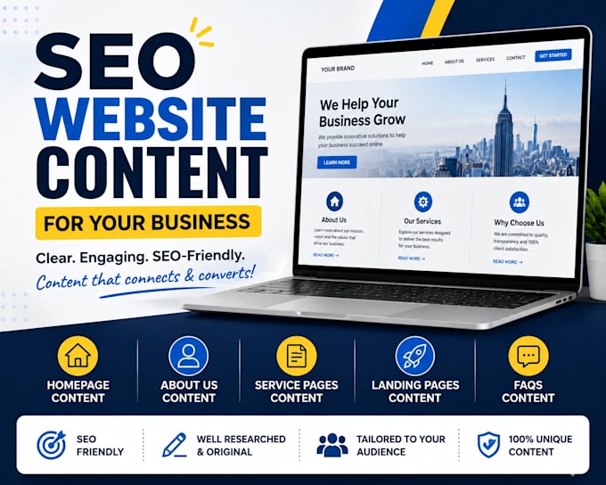 write SEO website content for your business