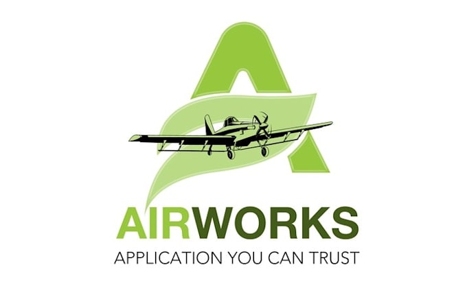 design high quality modern air works logo