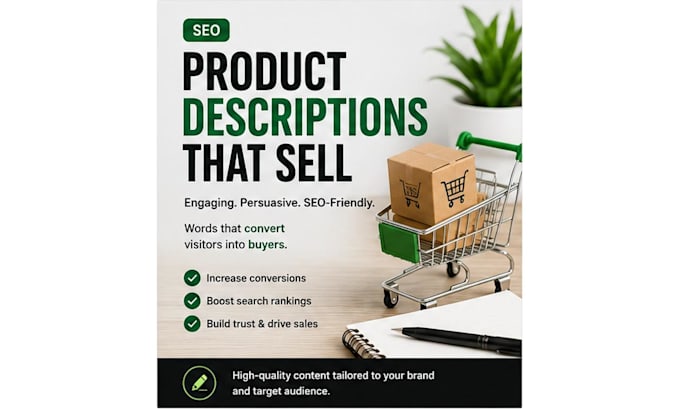 write compelling SEO product descriptions that sell