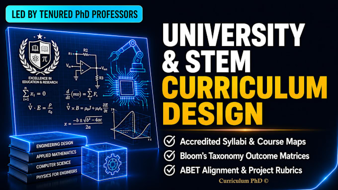 design accredited instructional curriculum, lesson plans, and course content