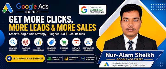 setup, manage and optimize your google ads
