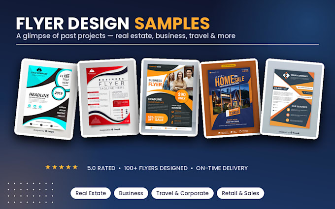 do modern flyer designing for your business