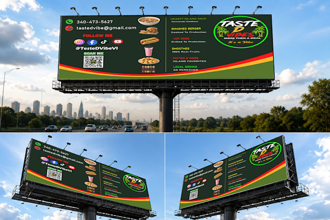 create professional billboard, hoarding, and outdoor signage design