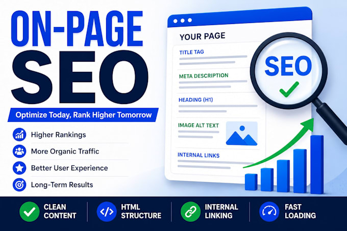 do on page SEO and technical optimization service