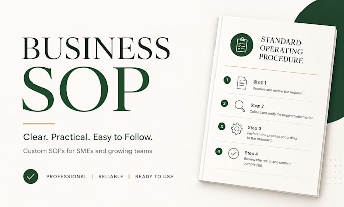 create a clear and practical sop for your business