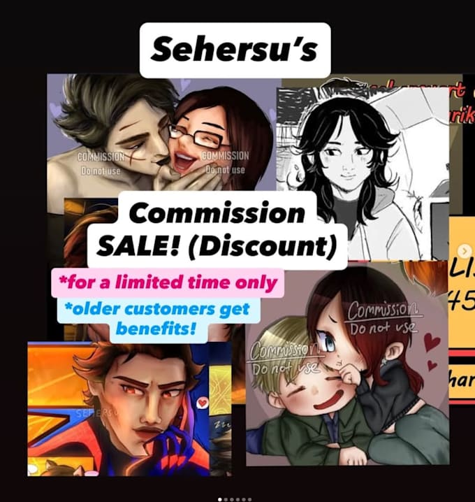 do any art style for discount