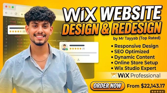 design and redesign your wix website professionally
