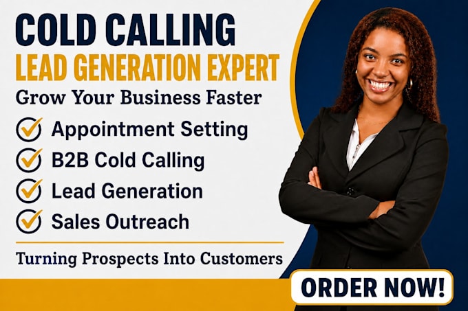 be your cold caller, appointment setting lead generation virtual asistance