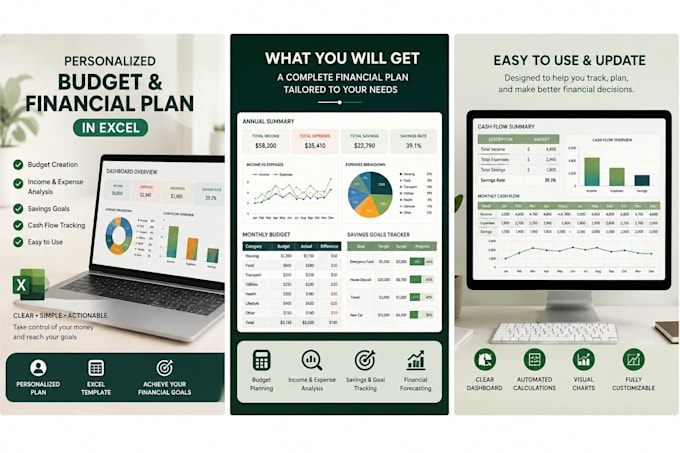 create a personalized budget and financial plan in excel