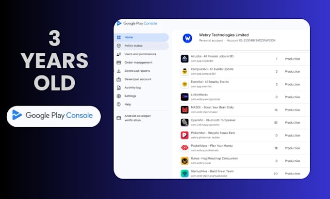 upload or update your android app on the google play store