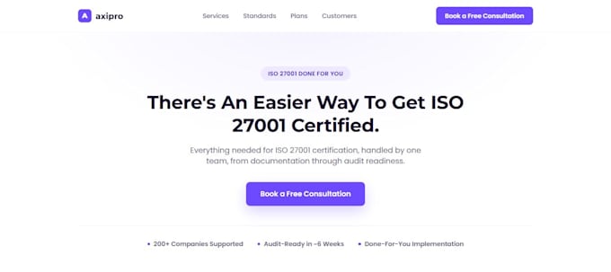 write SEO optimized landing page and website copy