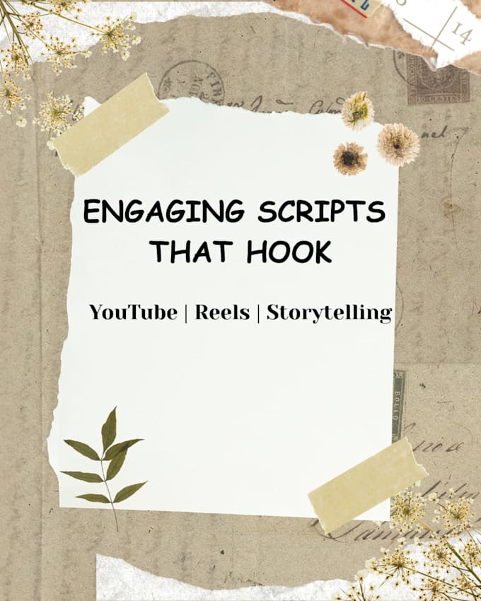 write storytelling scripts for youtube, ads, and videos