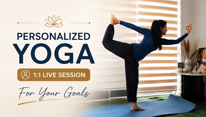 offer personalised yoga sessions for your goals