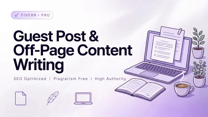 write SEO off page blogs and guest posts