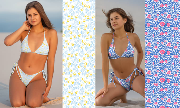 design unique bikini patterns for your swimwear brand