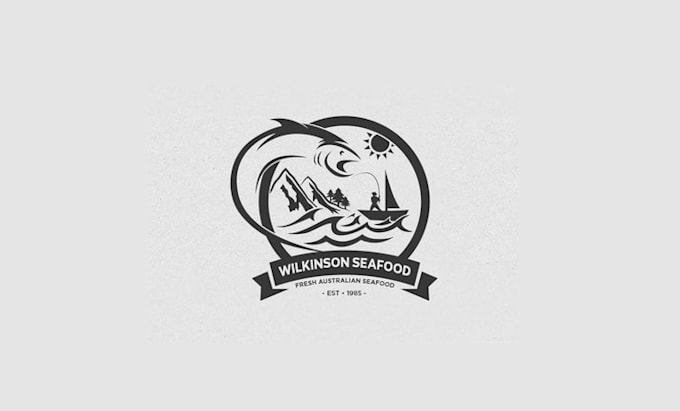create restaurant seafood logo for seafood distribution