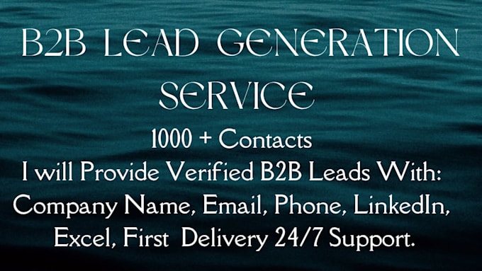 do lead generation and build targeted email list