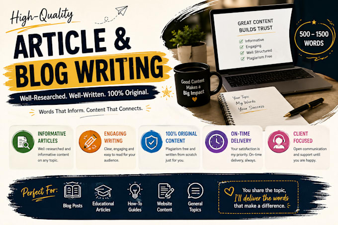 write engaging articles and blog posts