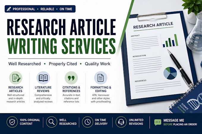 write medical research articles with citations