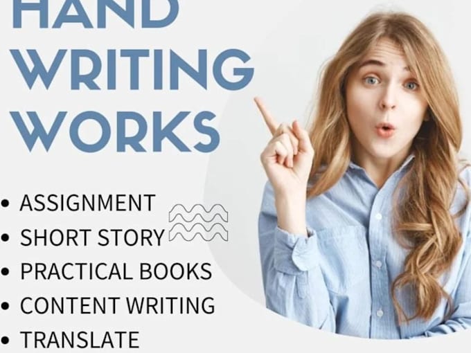do assignment work hand writting and typing