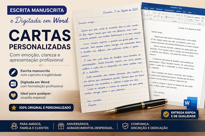 digitar documentos, cartas e pdfs para word