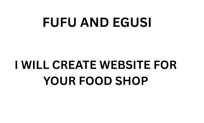 promote fufu and eba shop