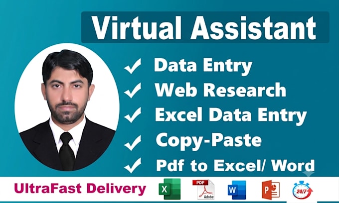 do excel data entry, web research and copy paste tasks