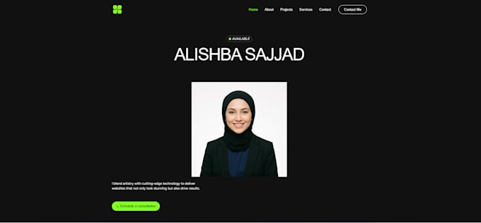 designs a professional website with elementor