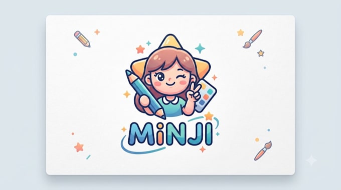 do custom mascot logo design and face illustration