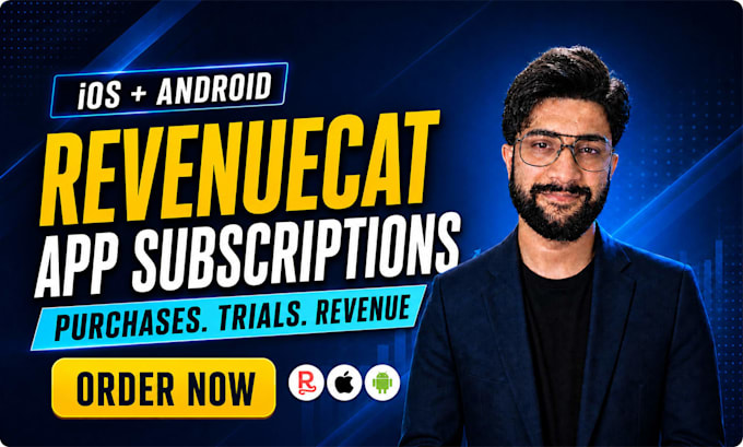 integrate revenuecat in app purchase subscriptions for ios and android