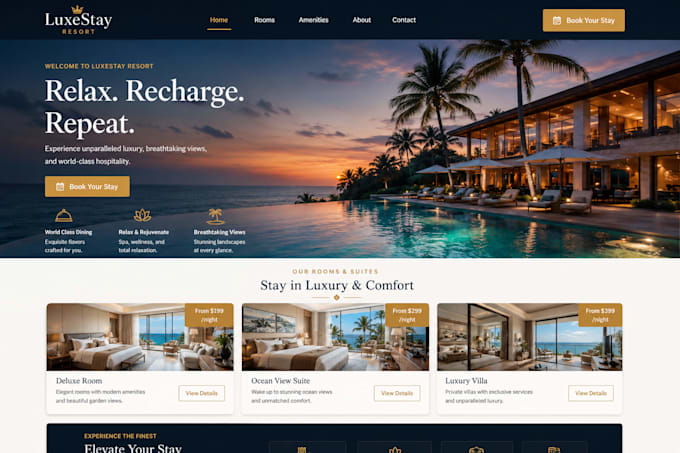 create  a simple website for your personal or student project