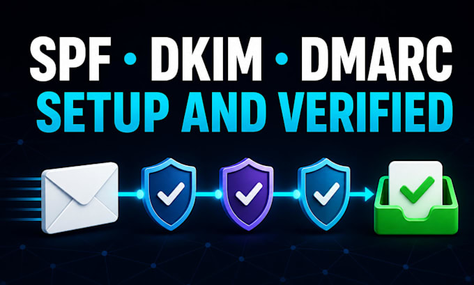 set up dkim spf and dmarc for one email domain