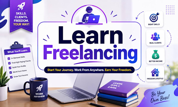 teach you freelancing online earning and analytical skills