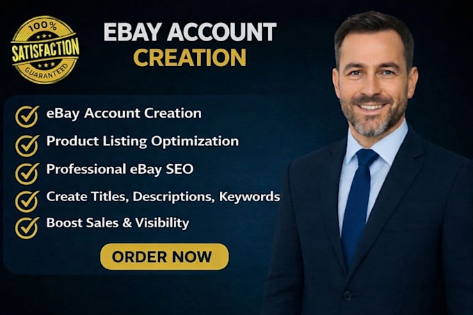 do ebay account creation ebay store setup account creation ebay marketing seo