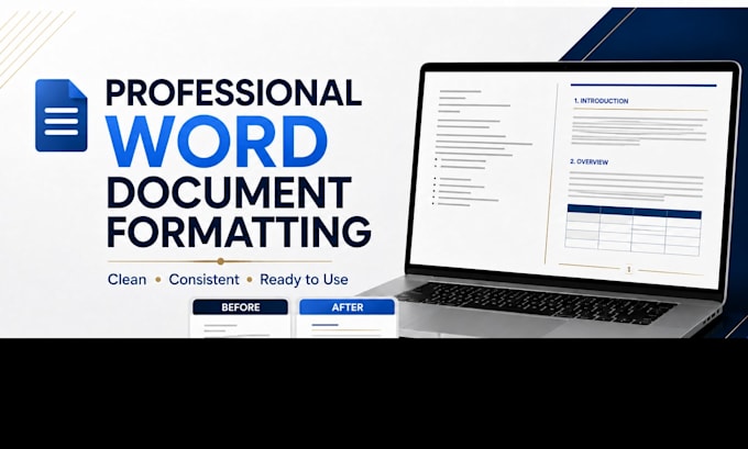 format and design your microsoft word document