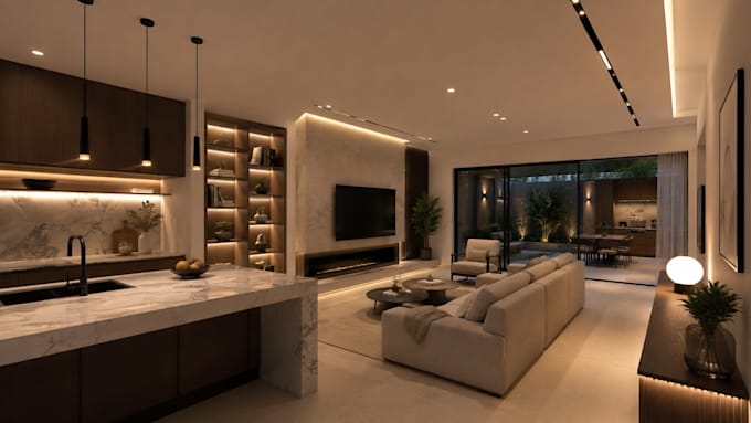 do creative lighting design, architectural exterior and interior design