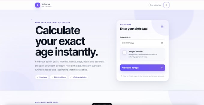 build a custom online calculator or interactive web tool