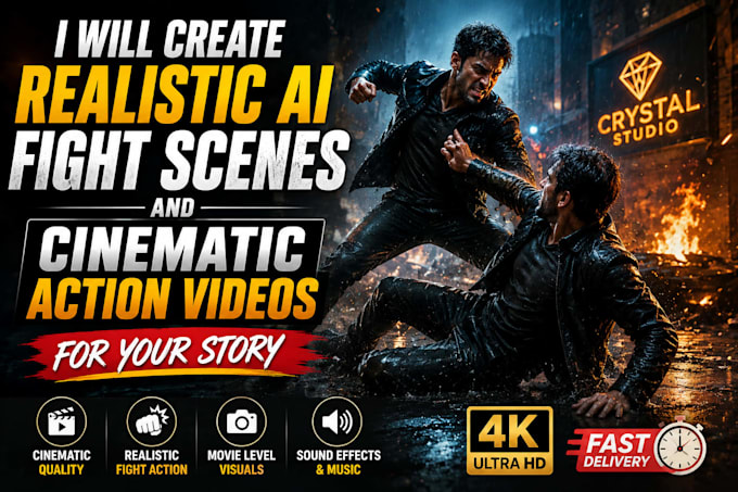 create realistic ai fight scenes and cinematic action videos