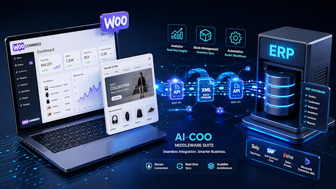 automate woocommerce using apis and software tools