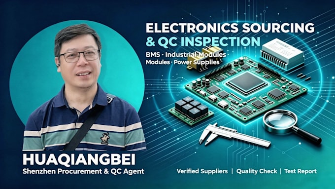 be your procurement agent to source and inspect bms, industrial modules