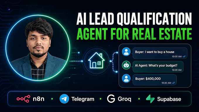 build a real estate ai lead qualification agent using n8n and telegram