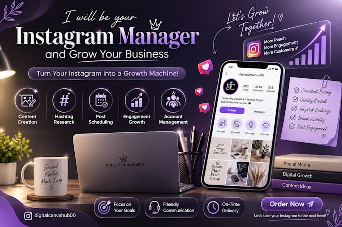 be your professional instagram growth manager