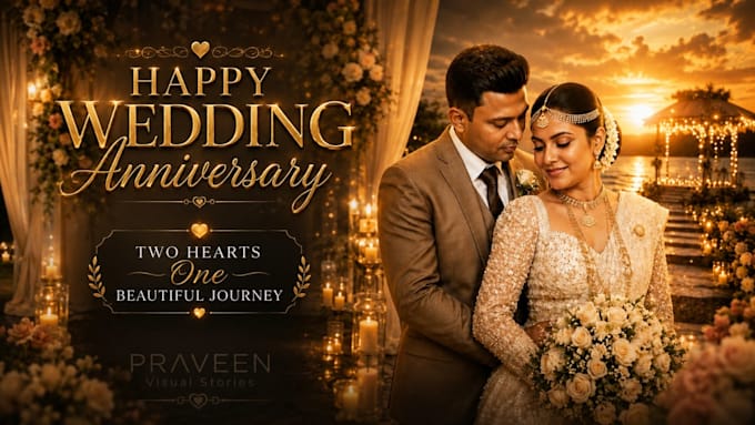 create a personalized cinematic anniversary visual story