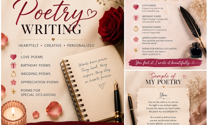 write a custom and heartfelt poem for you